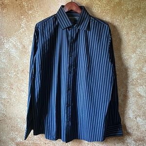 Banana Republic navy long sleeve button up XL